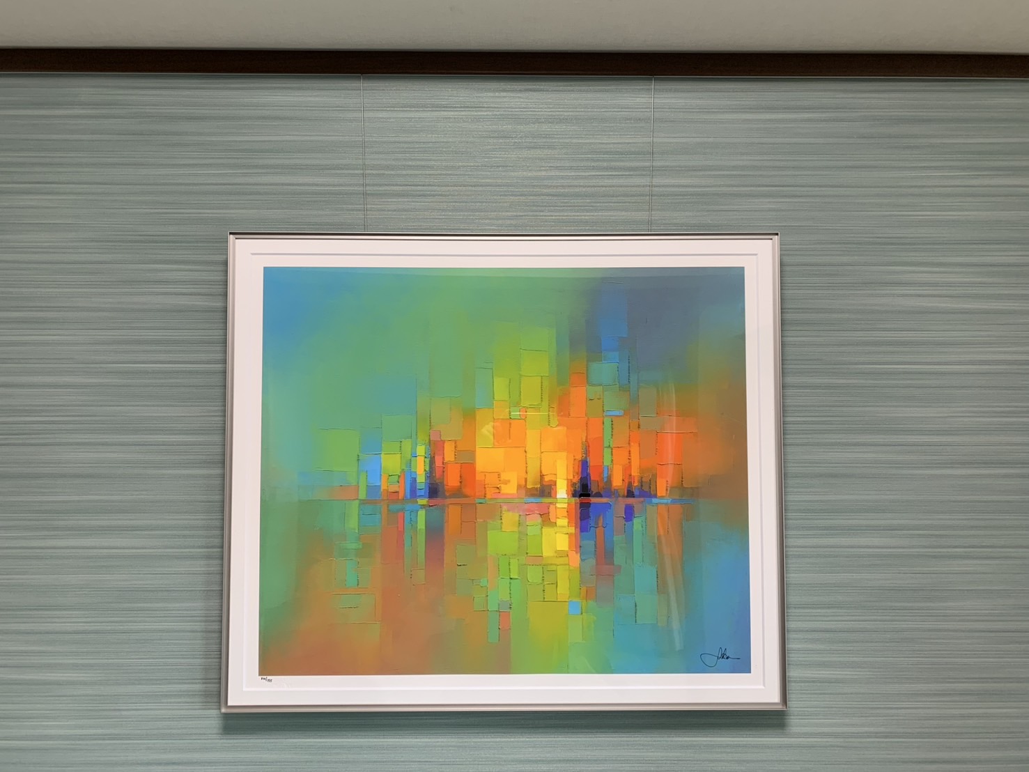 色彩が、心地よい空間に調和した瞬間